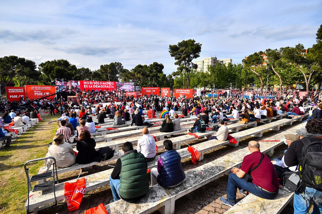 Acto de cierre de campaña del PSOE
