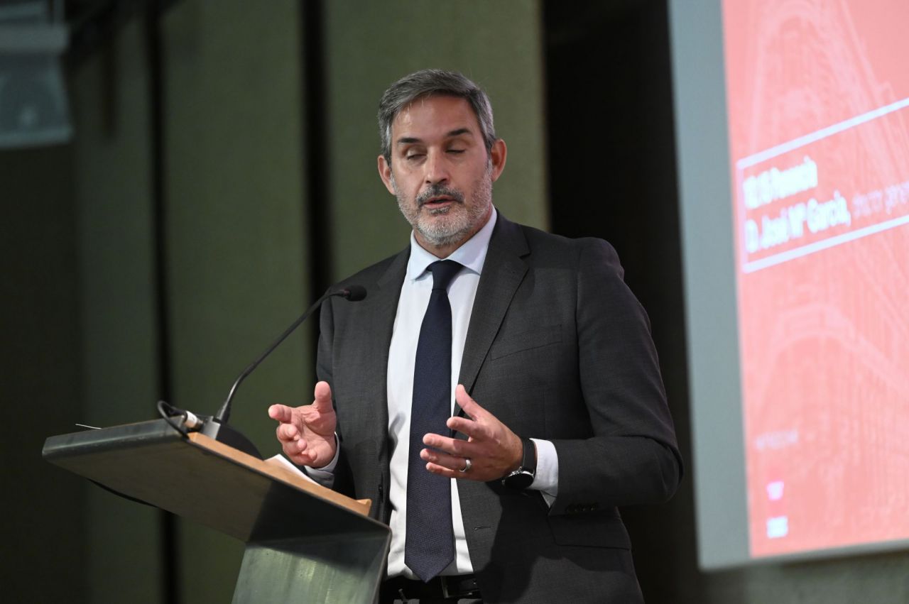 José Ma García, director general de Vivienda y Rehabilitación de la Comunidad de Madrid, durante la I Jornada de vivienda y urbanismo