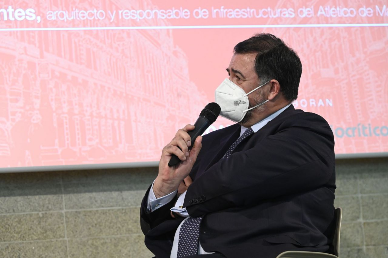 Fernando Ferrero, director de Oficinas de Merlin Properties, durante la I Jornada de vivienda y urbanismo