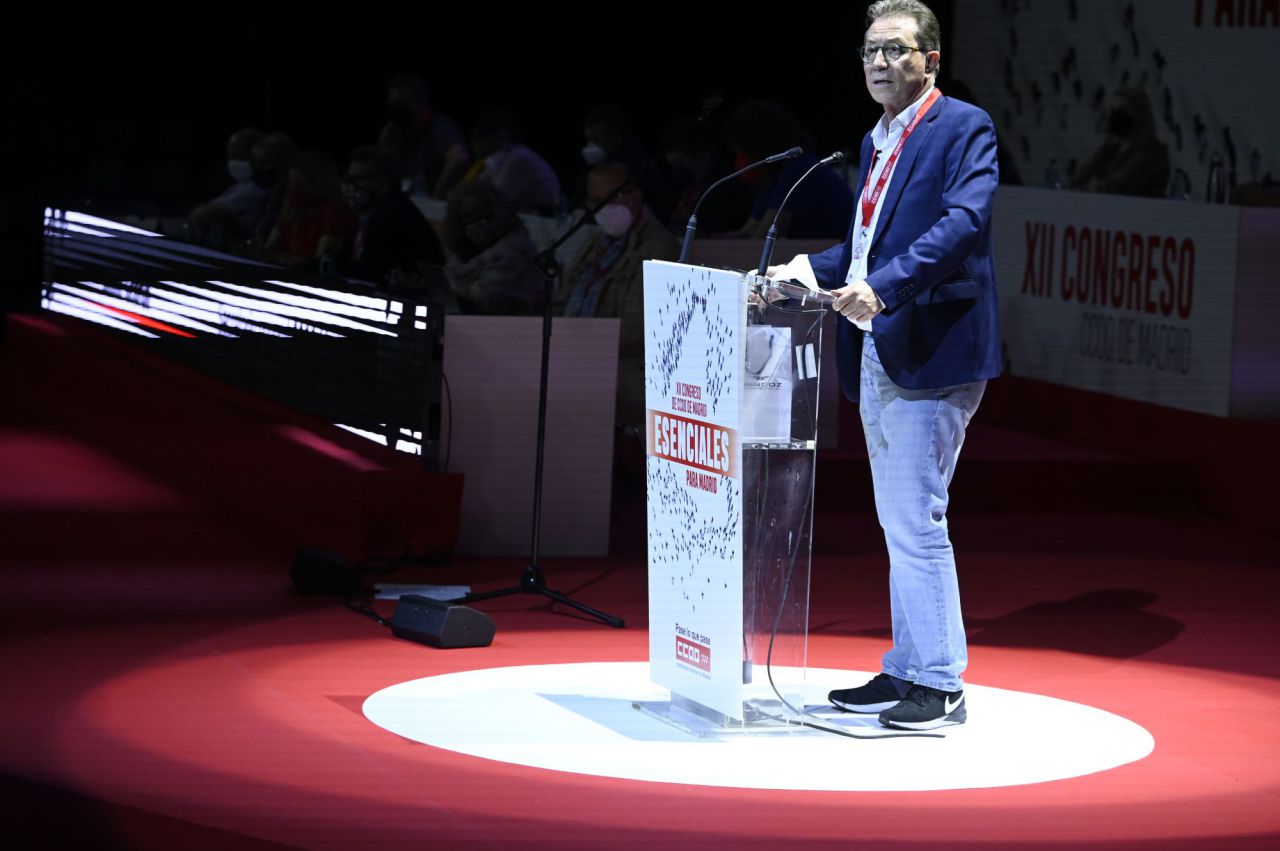 Jaime Cedrún, secretario general saliente de CCOO 


