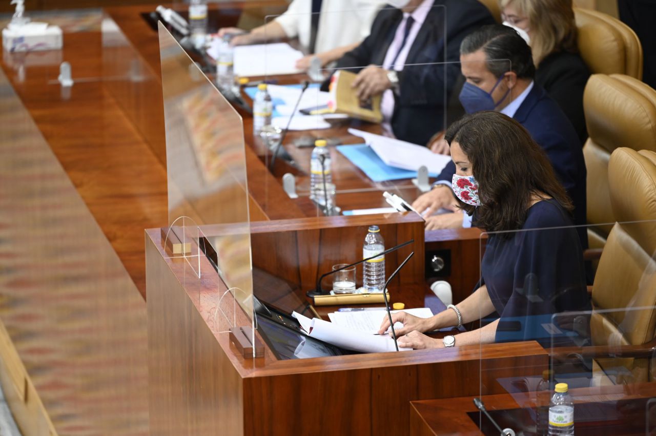 Presidenta de la Asamblea de Madrid, María Eugenia Carballedo (PP) 