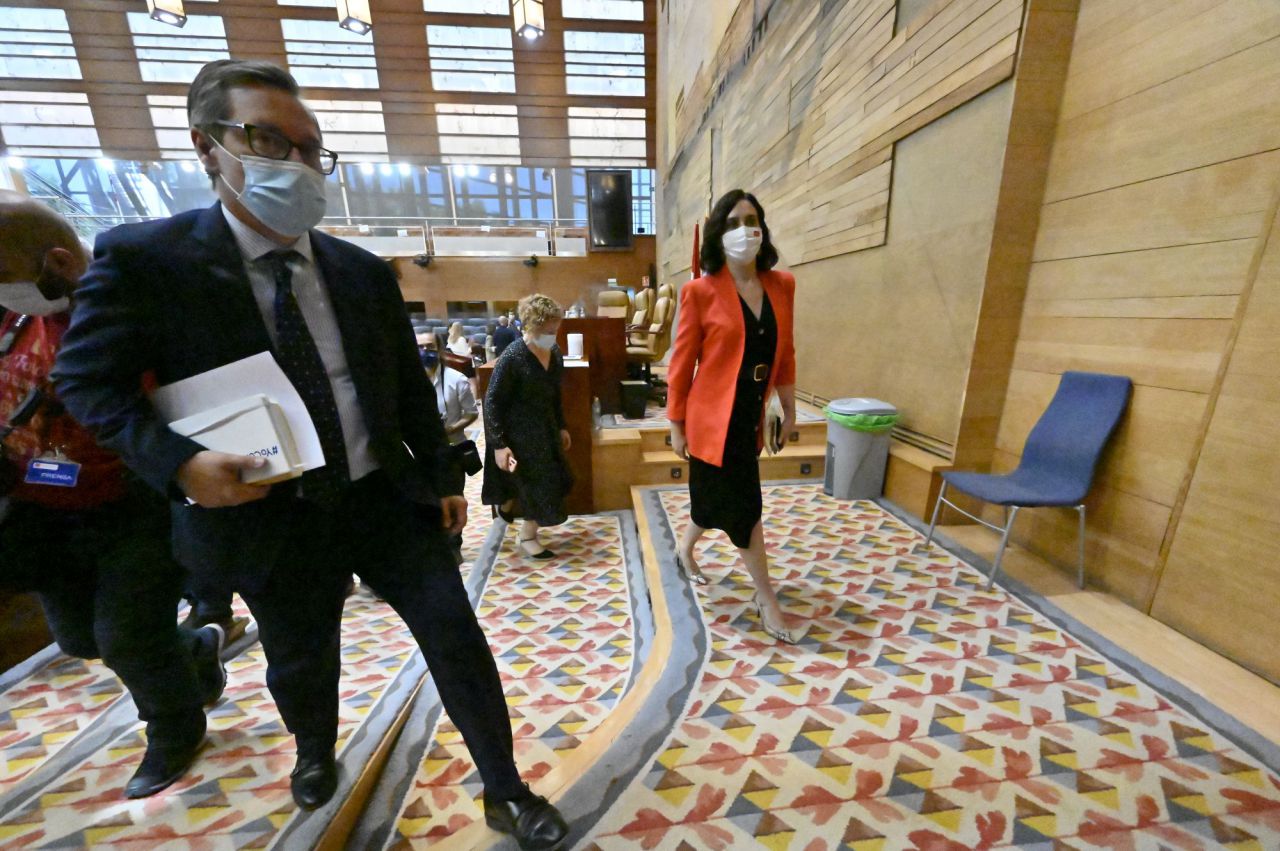 Isabel Díaz Ayuso en el Pleno de constitución de la Asamblea de Madrid - XII Legislatura