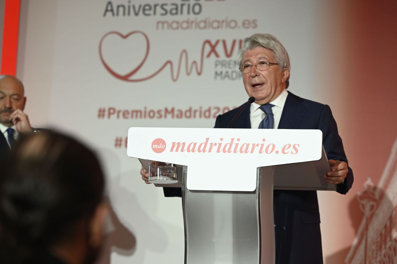 Enrique Cerezo, presidente del Atlético de Madrid