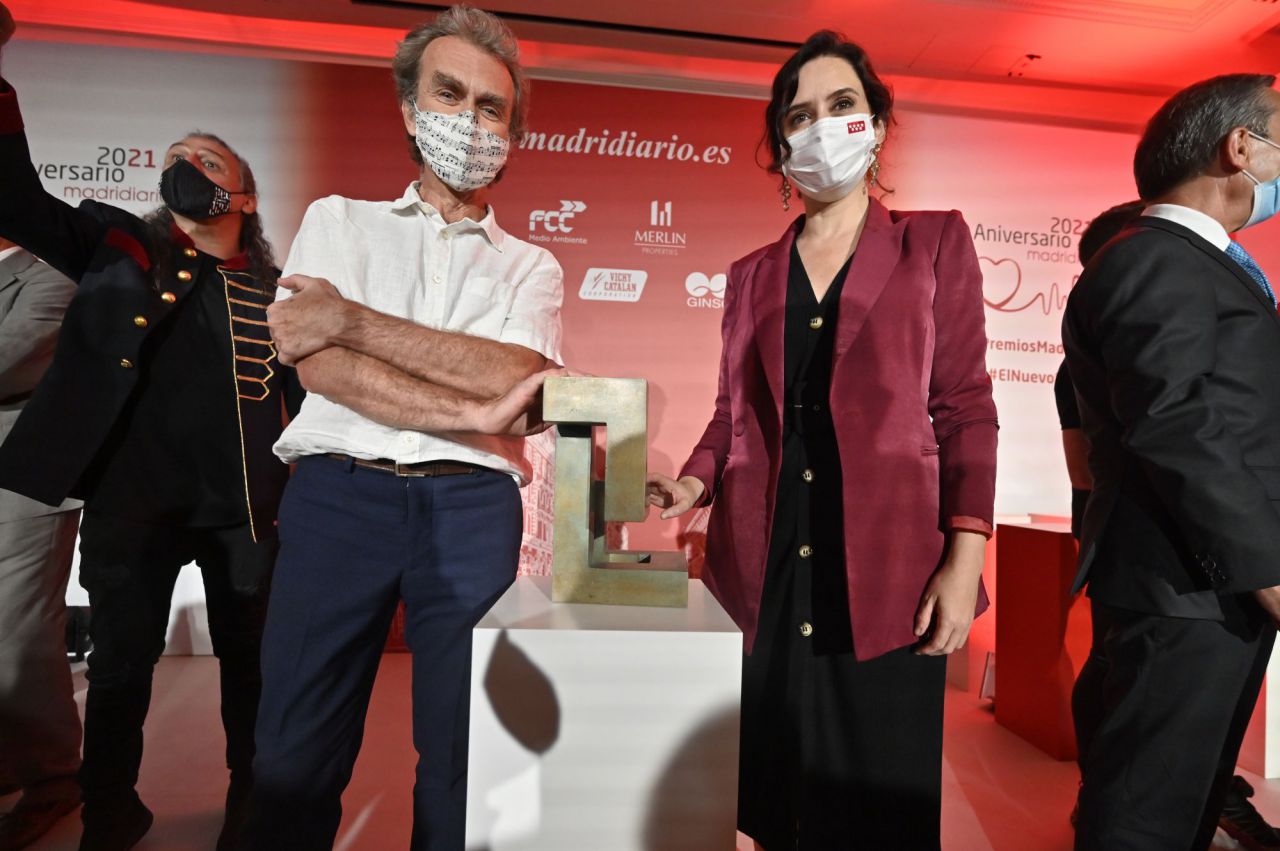 Fernando Simón e Isabel Díaz Ayuso