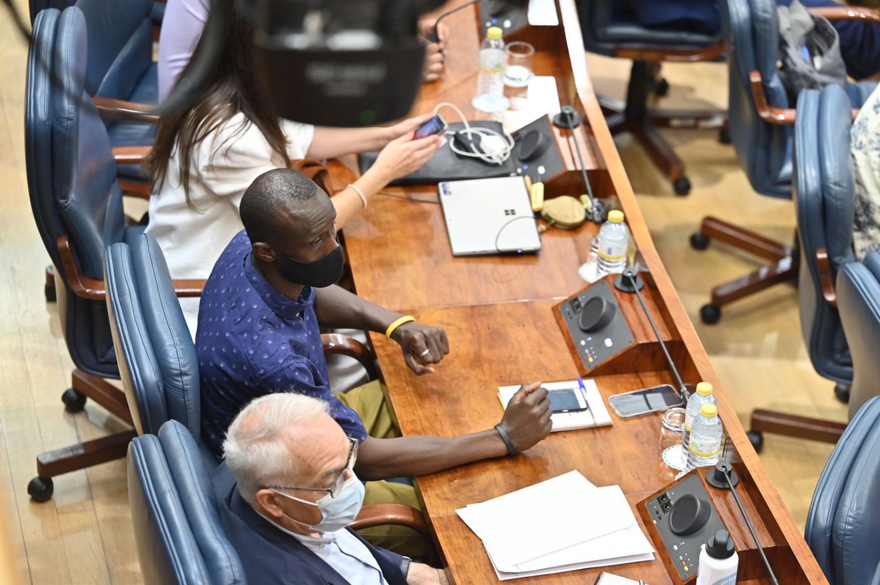 Serigne Mbayé, diputado de Unidas Podemos