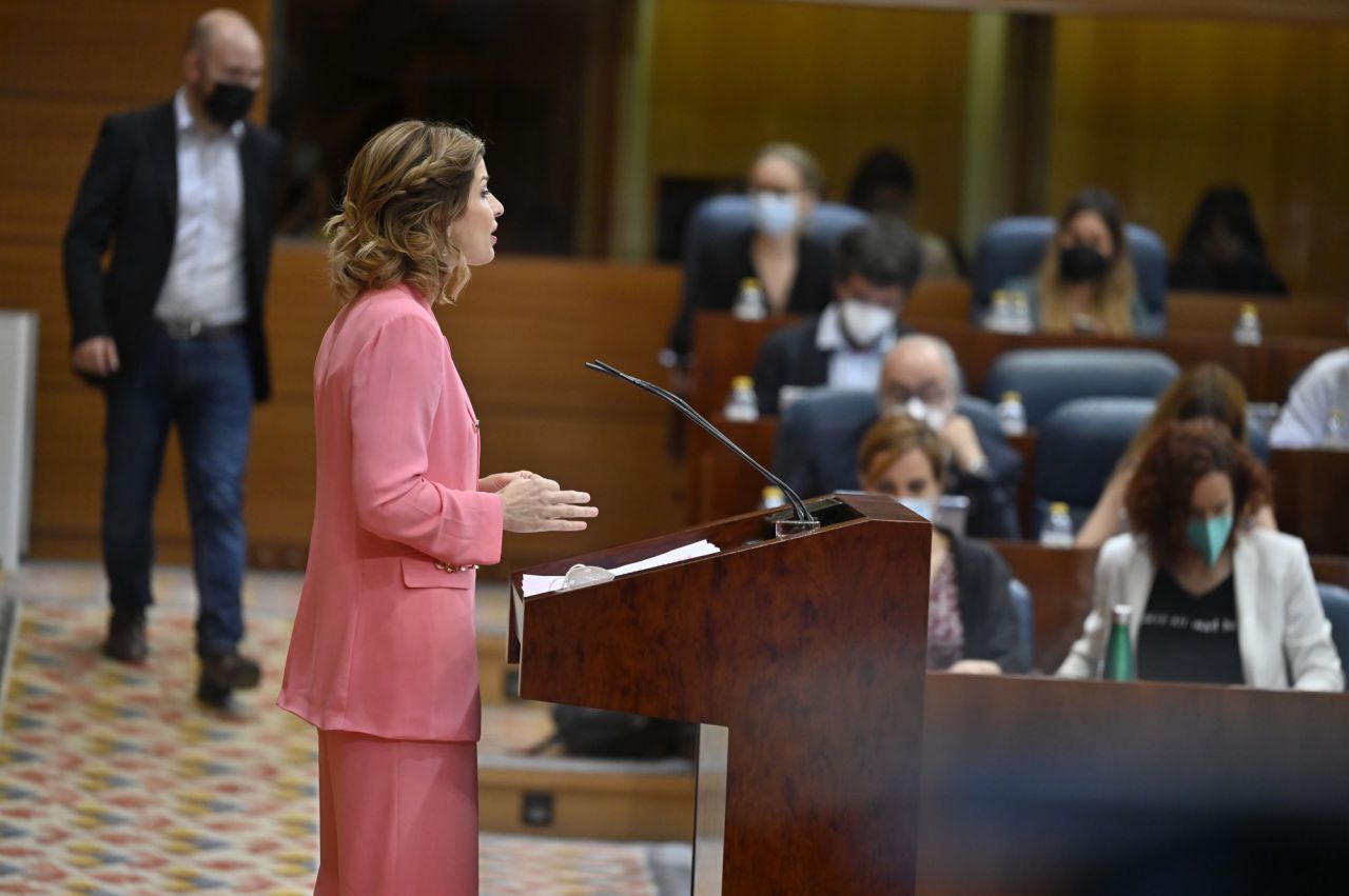Hana Jalloul, portavoz del PSOE en la Asamblea de Madrid
