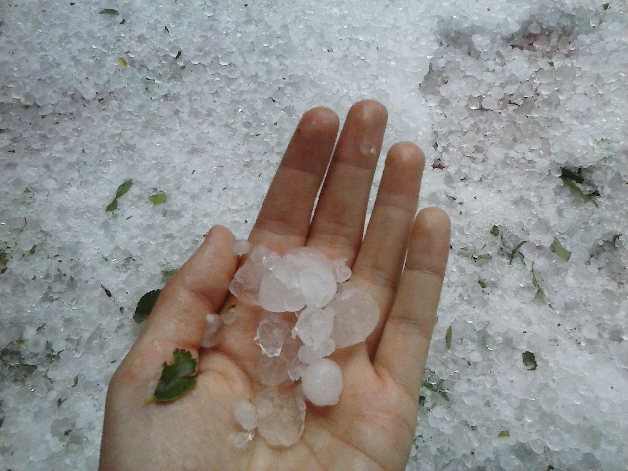 Muchas veces, estas tormentas traen granizo