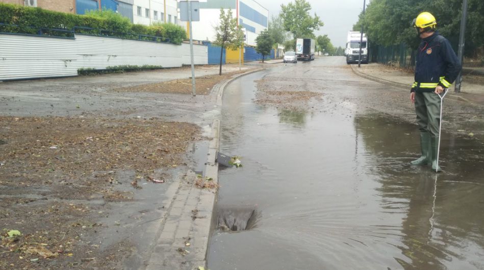 Inundaciones en Pinto por una tormenta