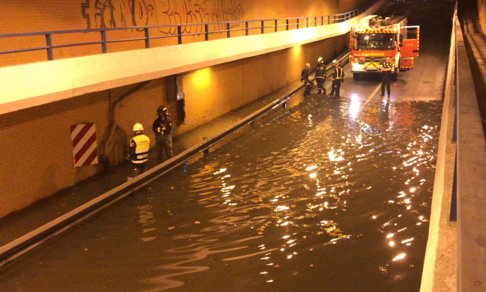 Inundaciones por las fuertes tormentas en la región