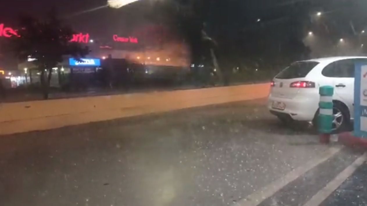 Granizo en Alcalá de Henares