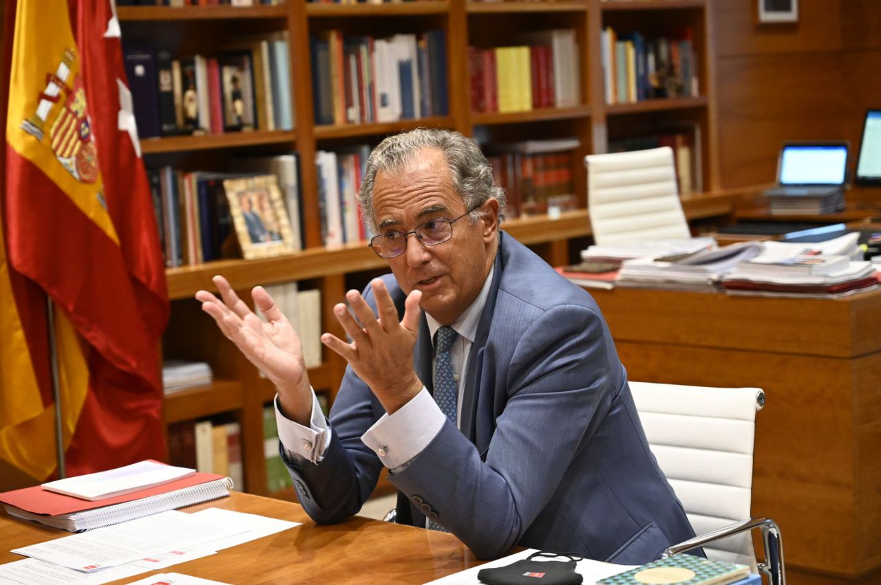 Entrevista a Enrique Ossorio, portavoz del Gobierno de la Comunidad de Madrid y consejero de Educación, Ciencia y Universidades