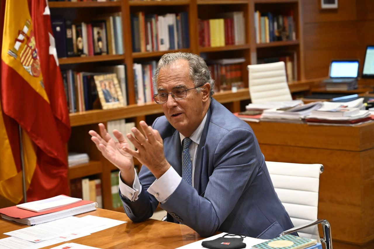 Entrevista a Enrique Ossorio, portavoz del Gobierno de la Comunidad de Madrid y consejero de Educación, Ciencia y Universidades
