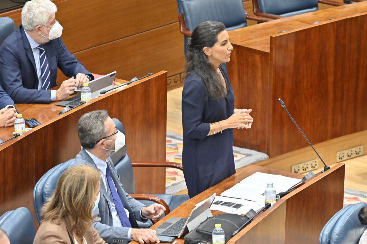  Rocío Monasterio, líder de Vox en la Comunidad de Madrid.