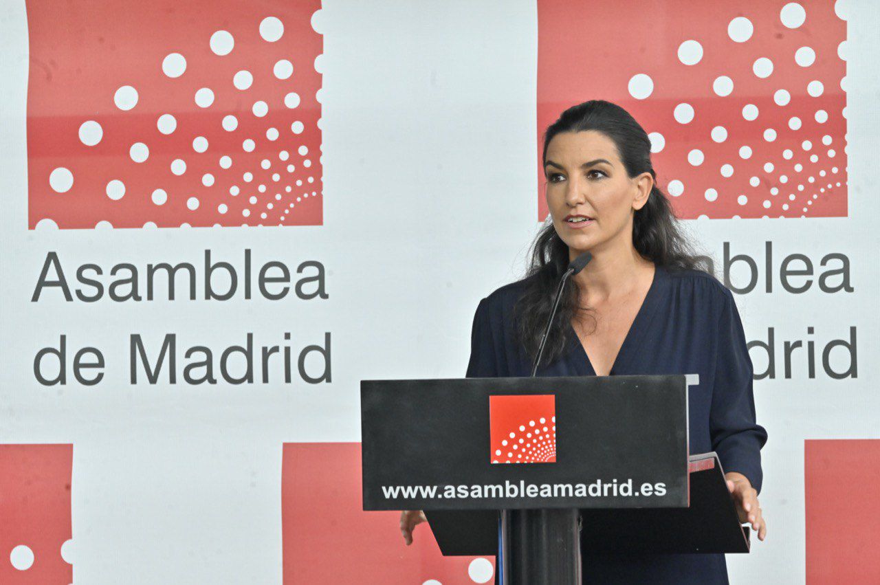 Rocío Monasterio, líder de Vox en la Comunidad de Madrid.
