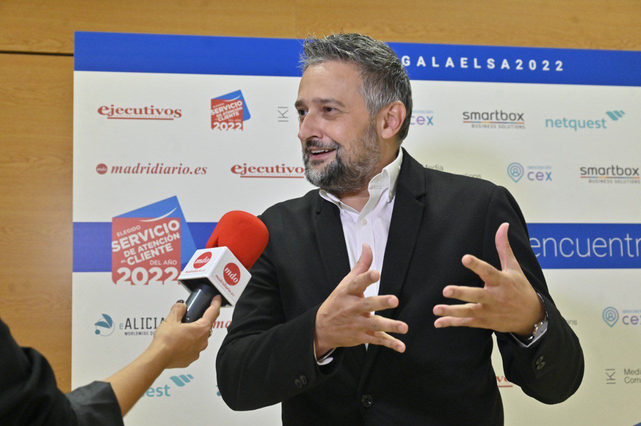 César Queipo, director del departamento de postventa de Samsung Electronics Iberia, líder en servicio en las categorías de Telefónía, Electrodomésticos y Televisores.
