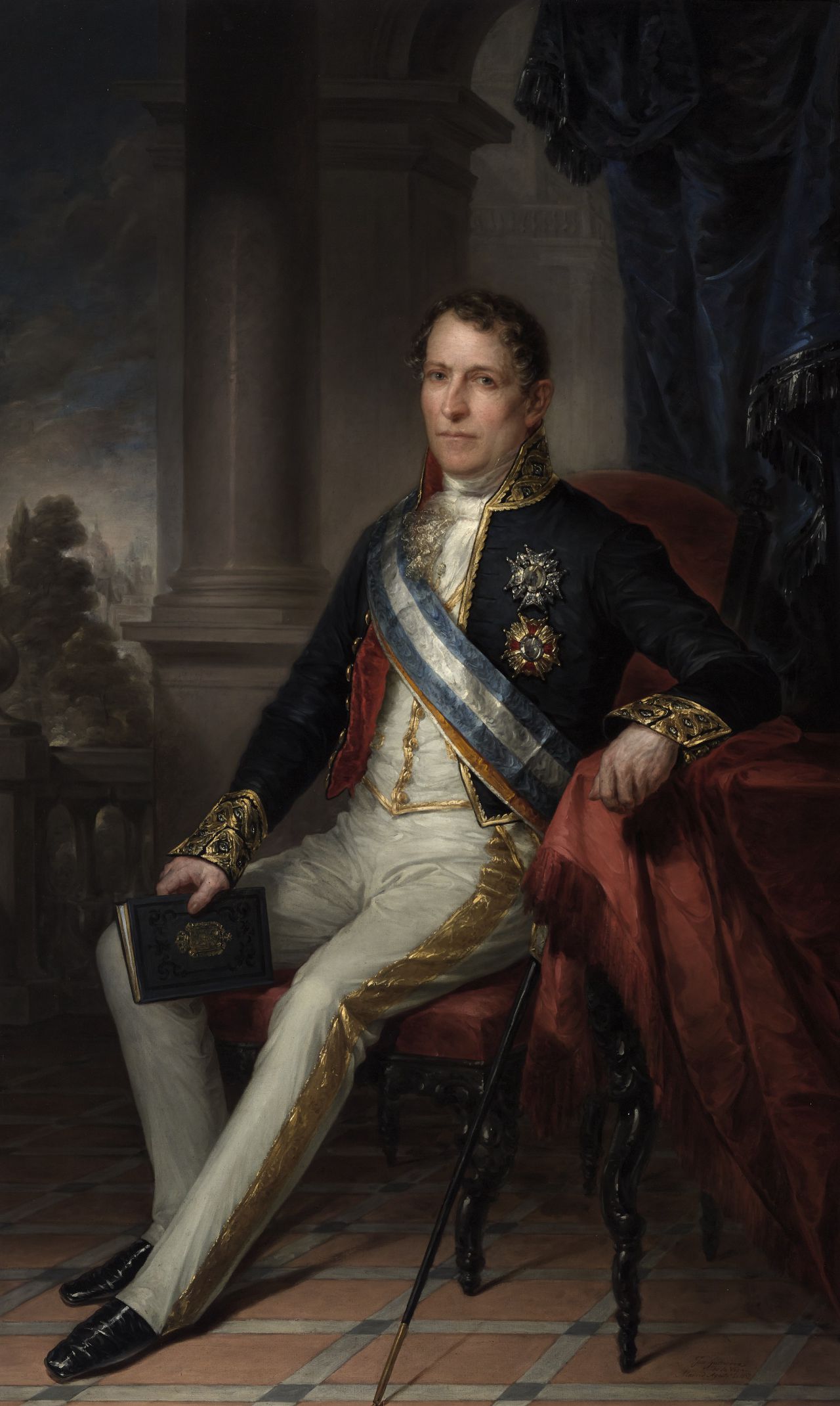 Ramón de Santillán de José Gutiérrez de la Vega y Bocanegra, 1852.