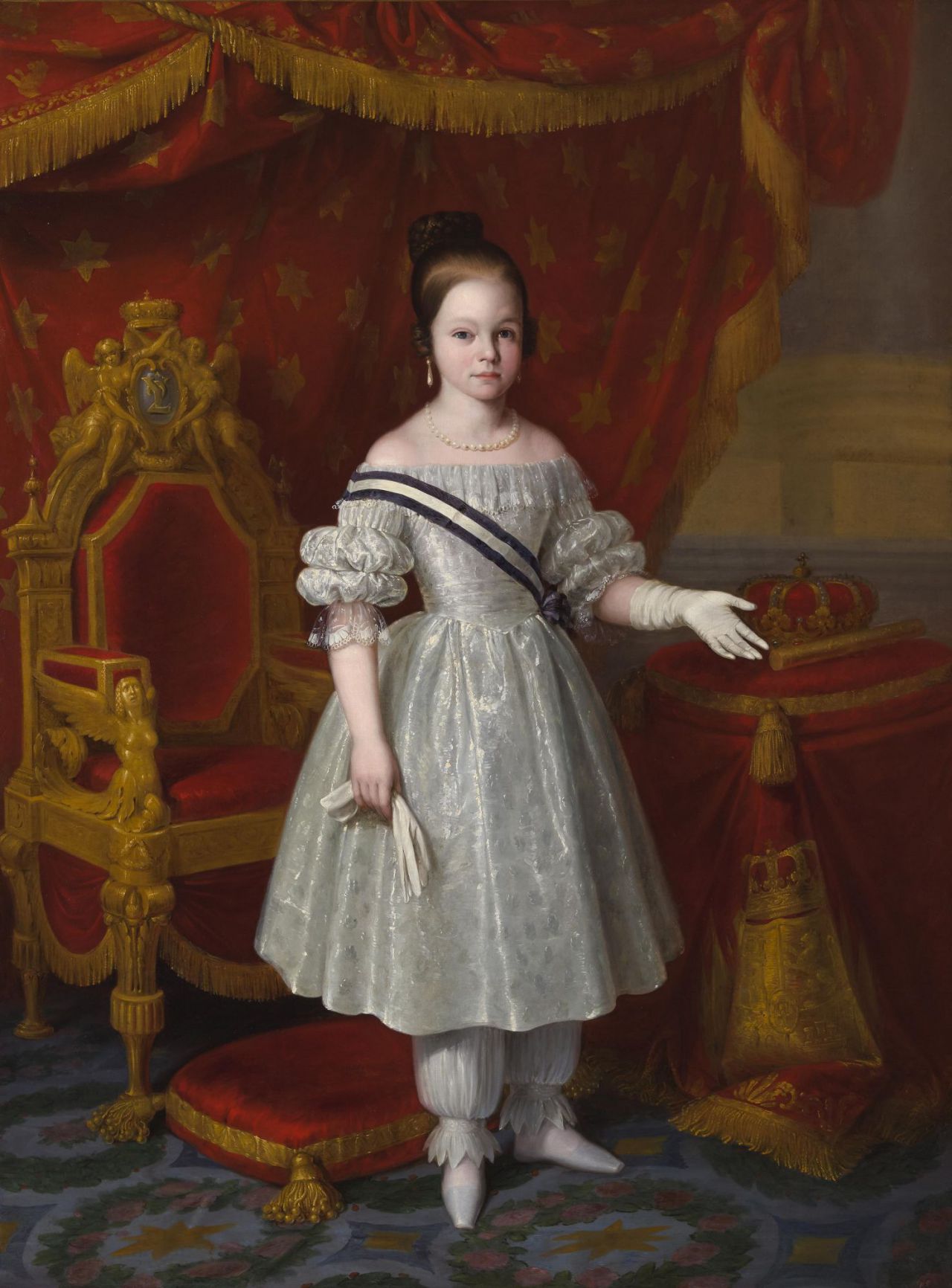 Isabel II, niña de Antonio María Esquivel, 1838