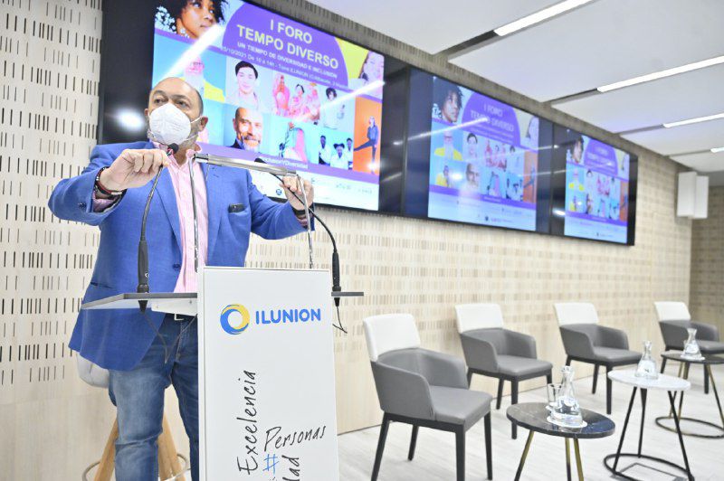 Constanino Mediavilla, durante su presentación.