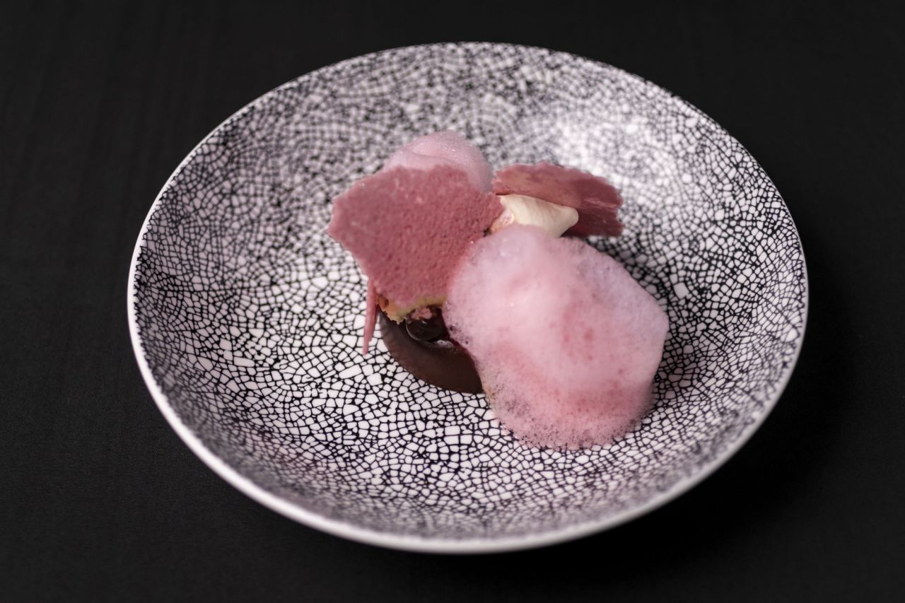 Flan de cacao 
