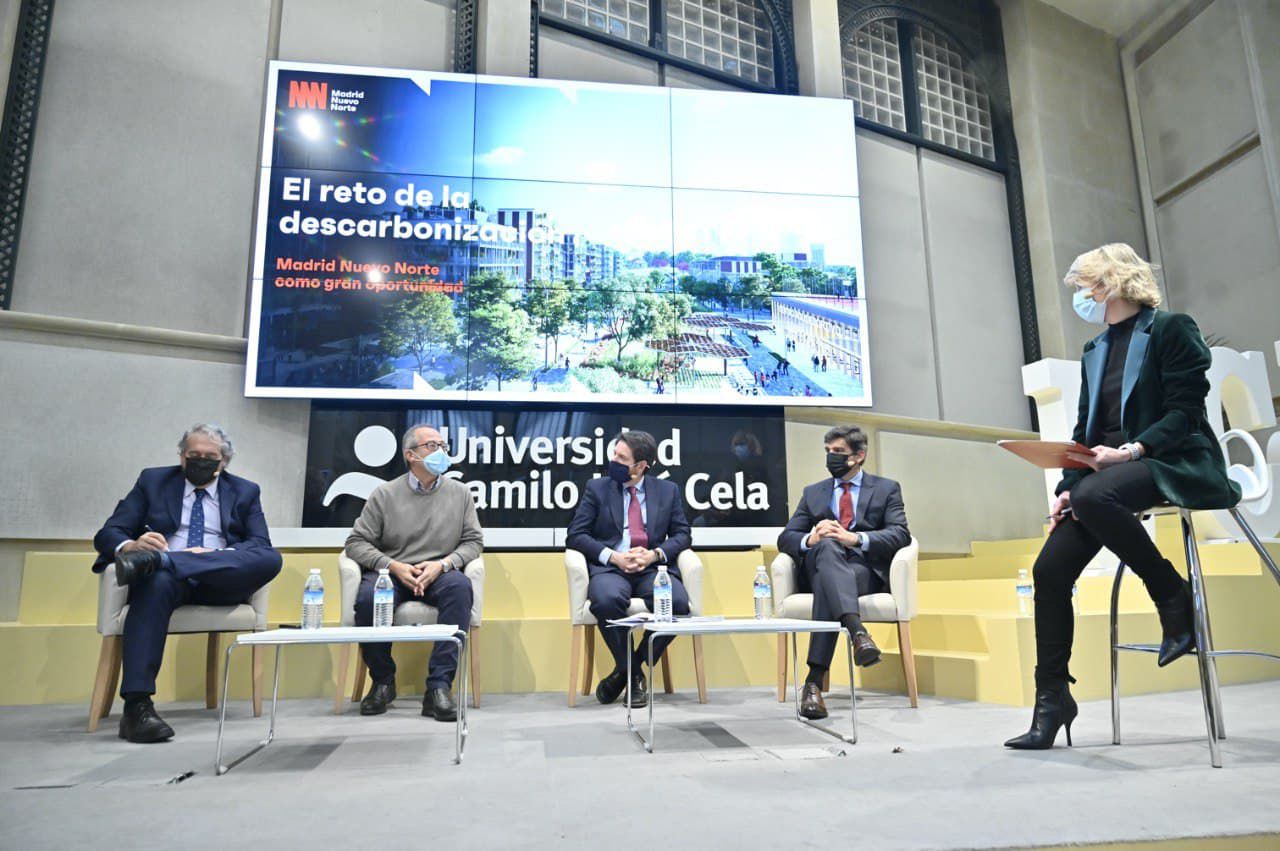 Primera mesa de debate de las XIX Jornadas de Medio Ambiente y Desarrollo Sostenible: 'Madrid Nuevo Norte como exponente de descarbonización'
