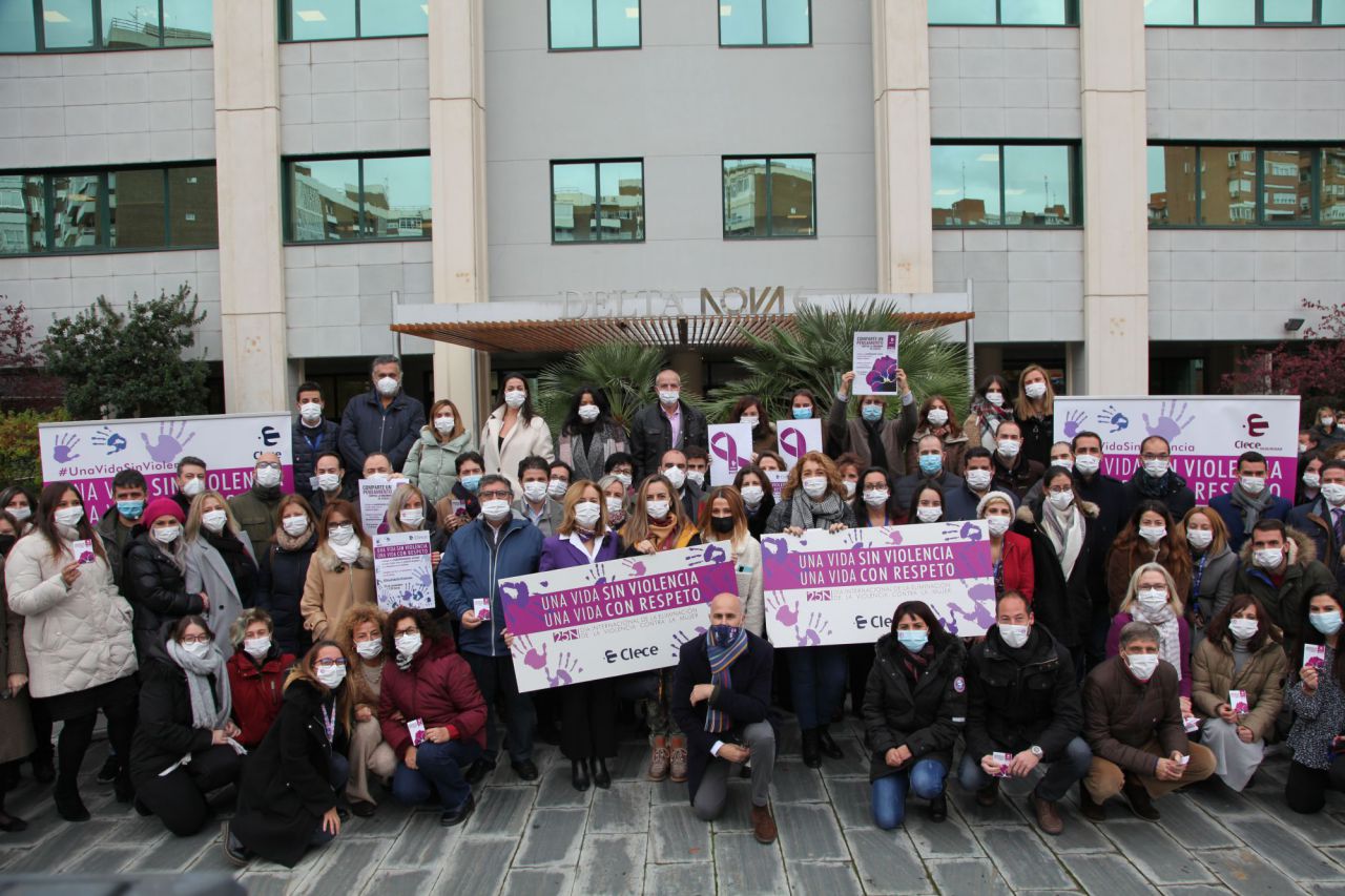 Clece reivindica el Día Internacional de la Eliminación de la Violencia Contra la Mujer