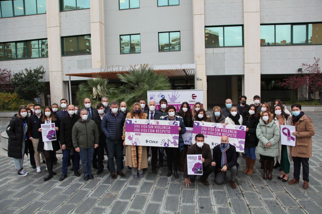 Clece reivindica el Día Internacional de la Eliminación de la Violencia Contra la Mujer