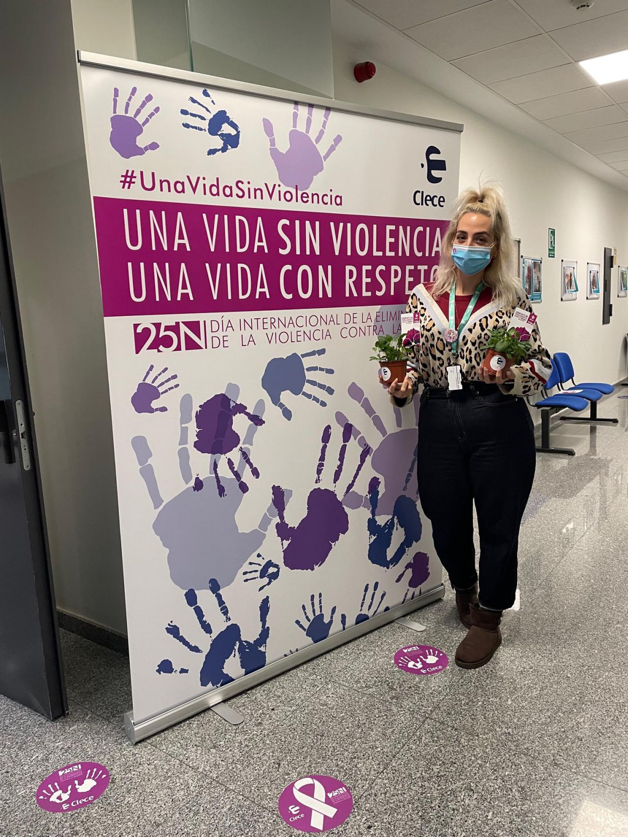Clece reivindica el Día Internacional de la Eliminación de la Violencia Contra la Mujer.