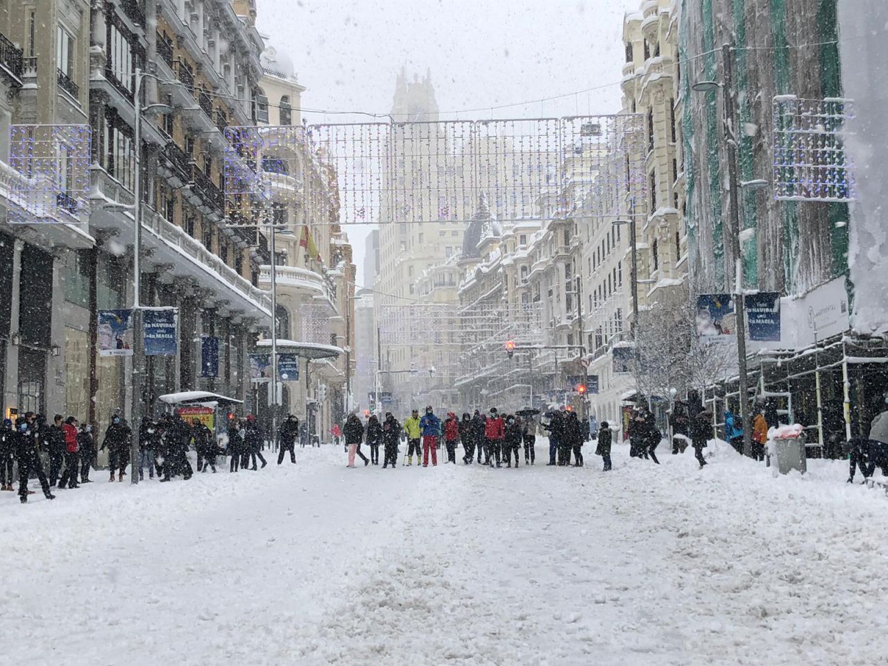 Foto de María Salgado, Gran Vía