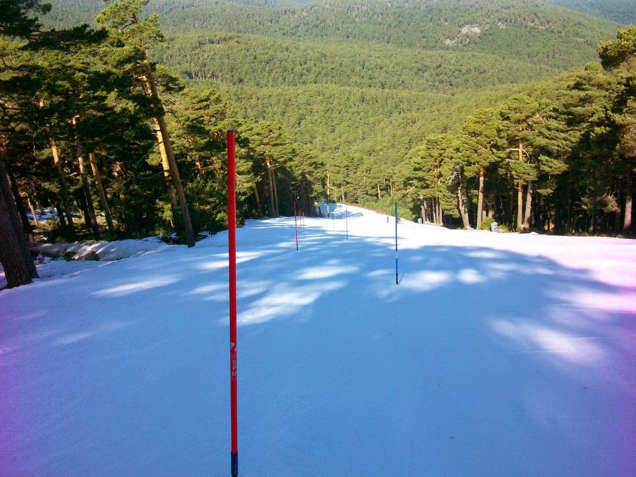Pista de esquí en Navacerrada