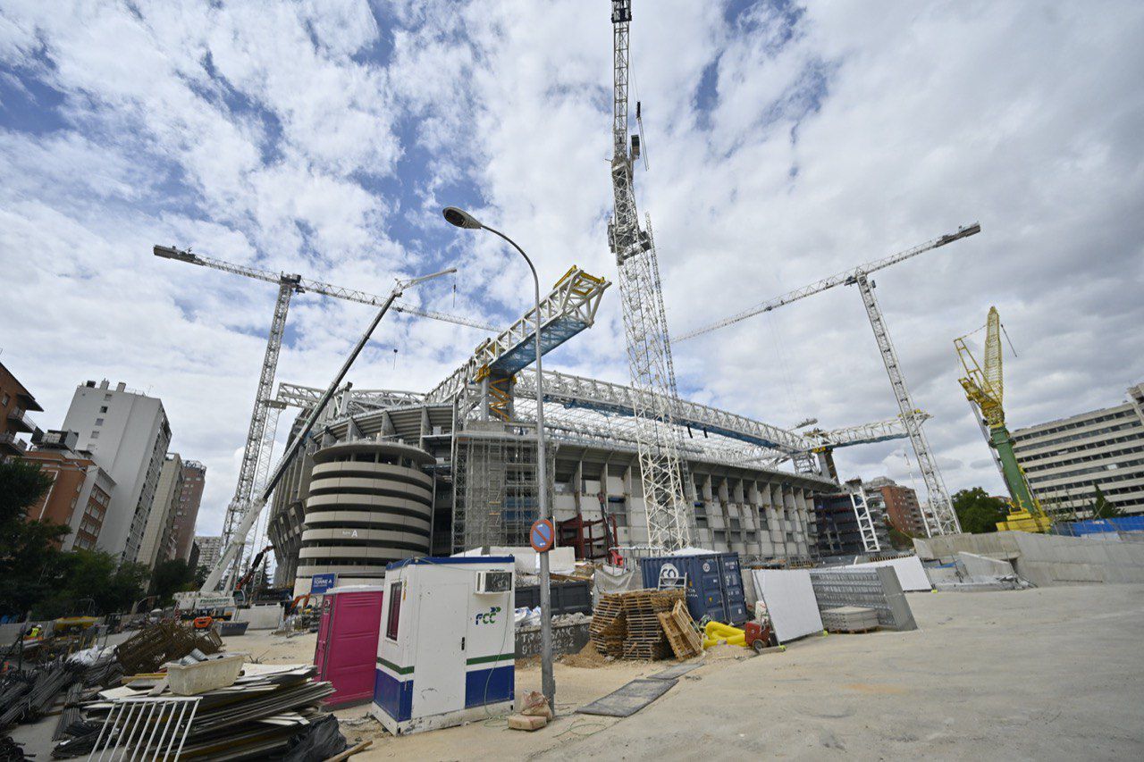 Obras del estadio Santiago Bernabéu