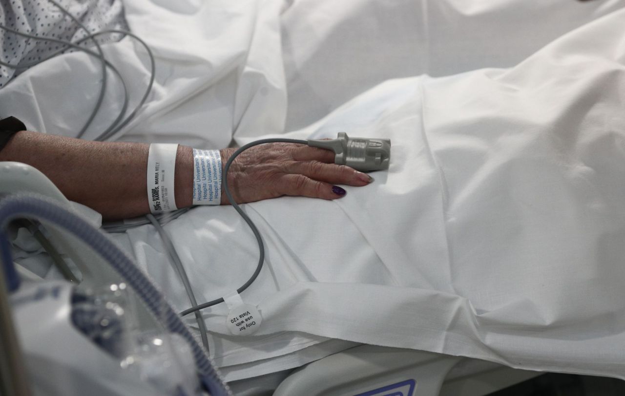 Paciente en el Hospital Zendal