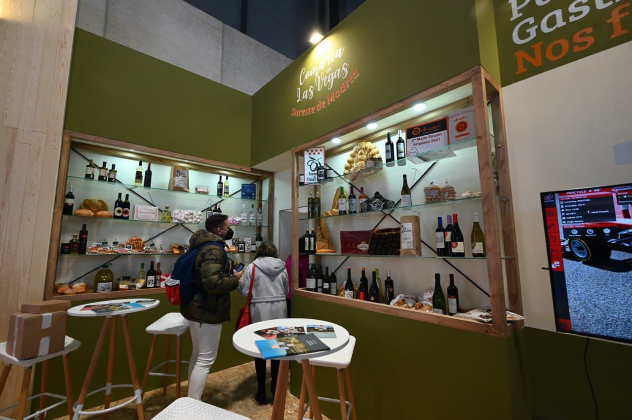 Stand de los municipios del sureste, comarca de Las Vegas