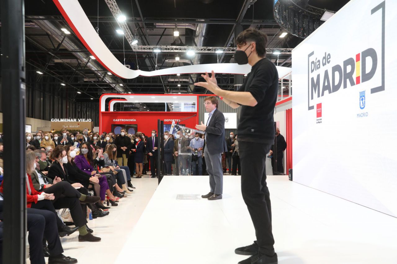 José Luis Martínez-Almeida, alcalde de Madrid, en el Dia de Madrid en Fitur.