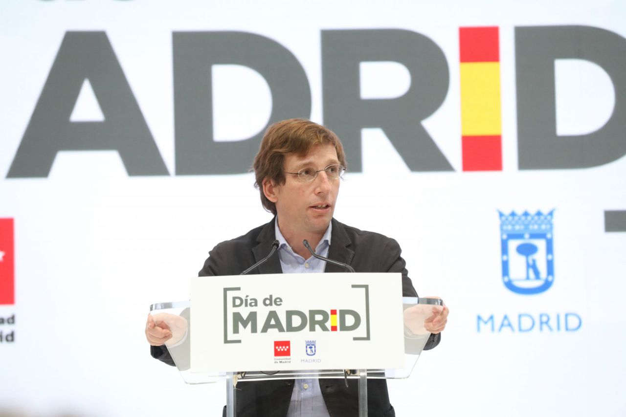 José Luis Martínez-Almeida, alcalde de Madrid, en el Dia de Madrid en Fitur.