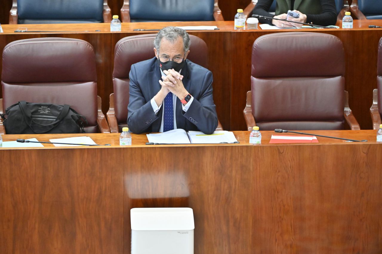 El portavoz de la Comunidad de Madrid y consejero de Educación, Enrique Ossorio