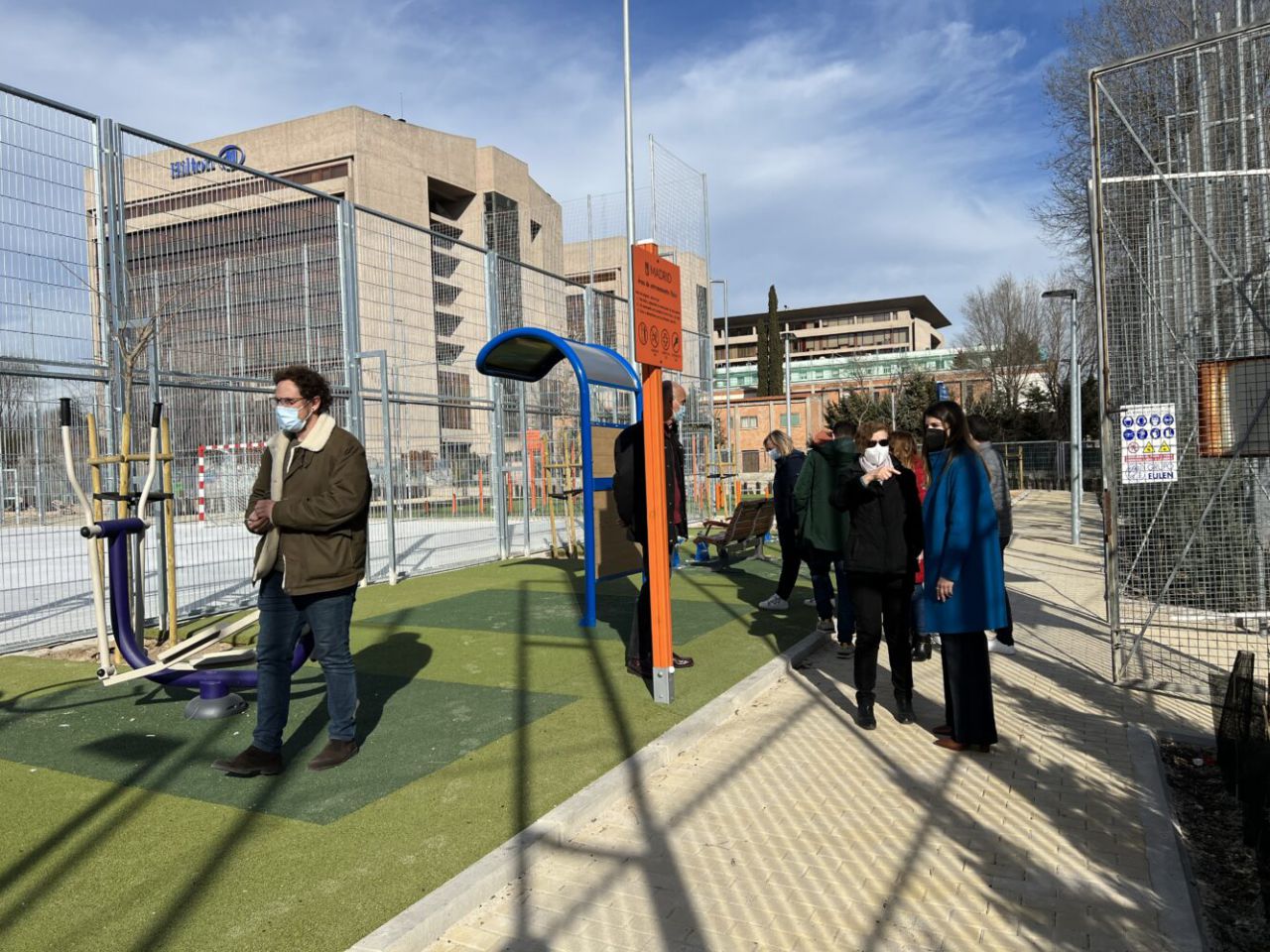 Nuevas instalaciones de parkour, fútbol sala, baloncesto y calistenia en Barajas
