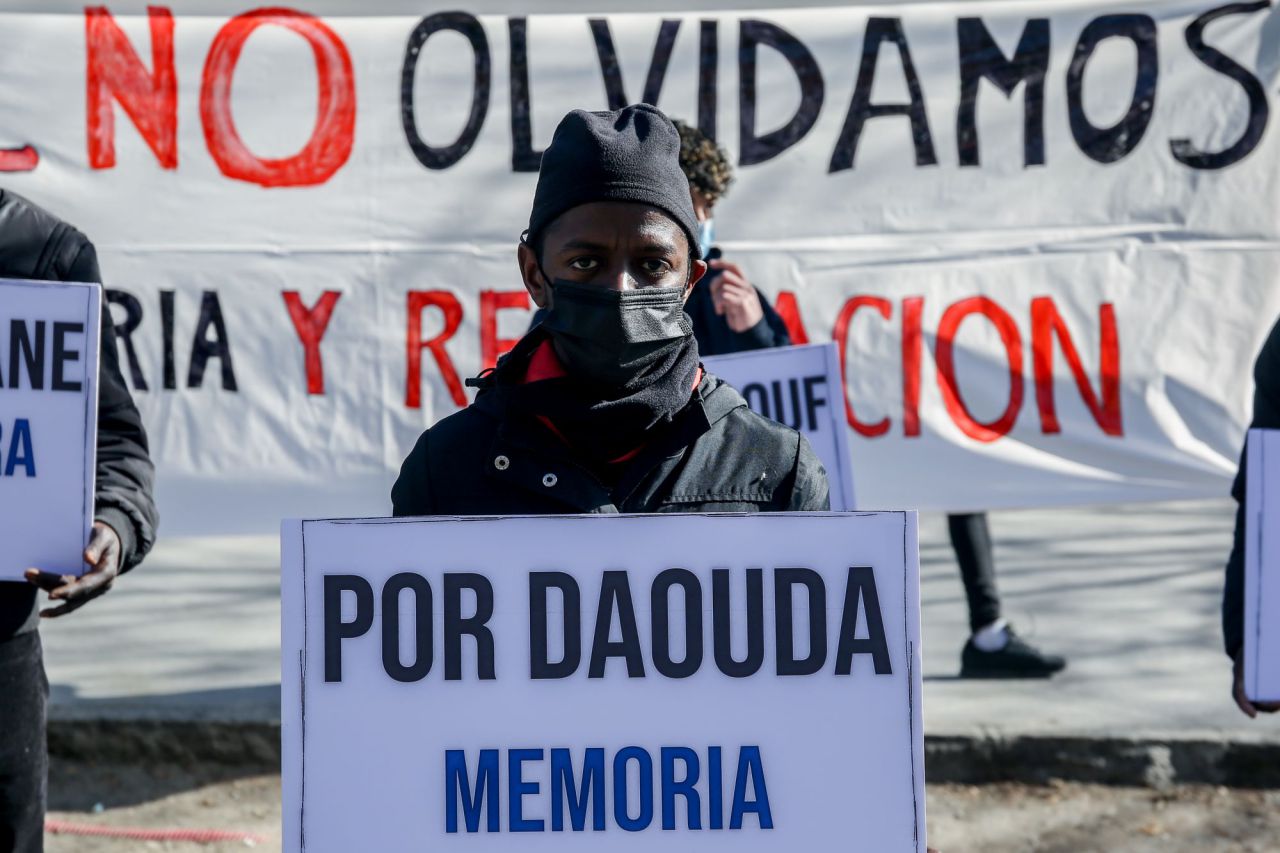 Concentración por el octavo aniversario de la tragedia del Tarajal