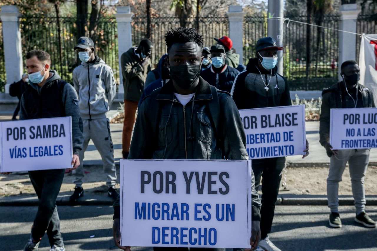 Concentración por el octavo aniversario de la tragedia del Tarajal