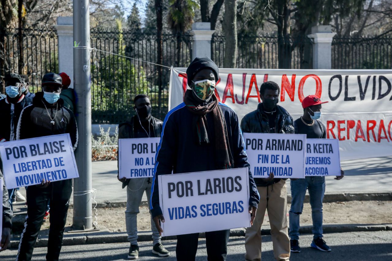 Concentración por el octavo aniversario de la tragedia del Tarajal