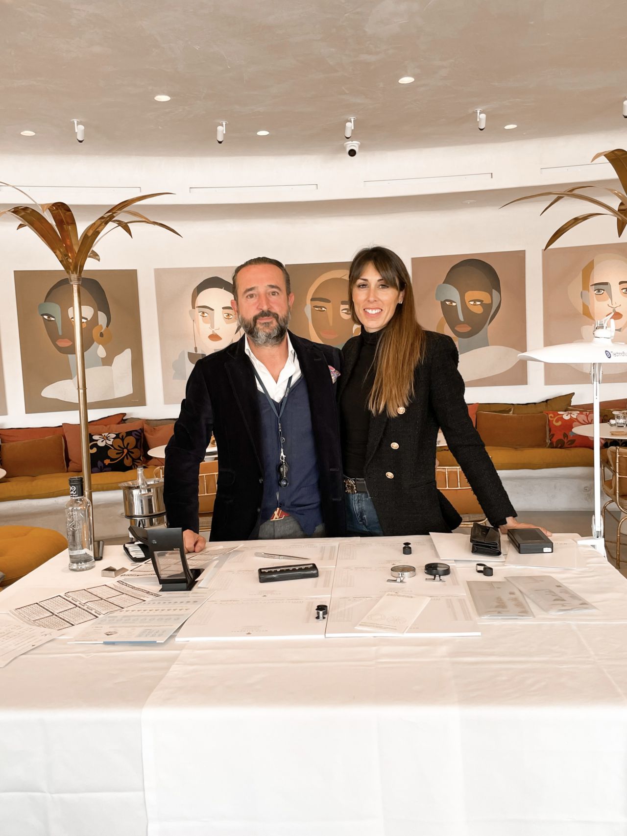 Los expertos diamanteros Nacho Luna y Ana Vítores