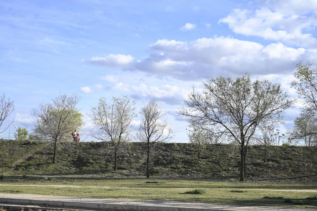 Trabajos de urbanización del parque Manolito Gafotas
