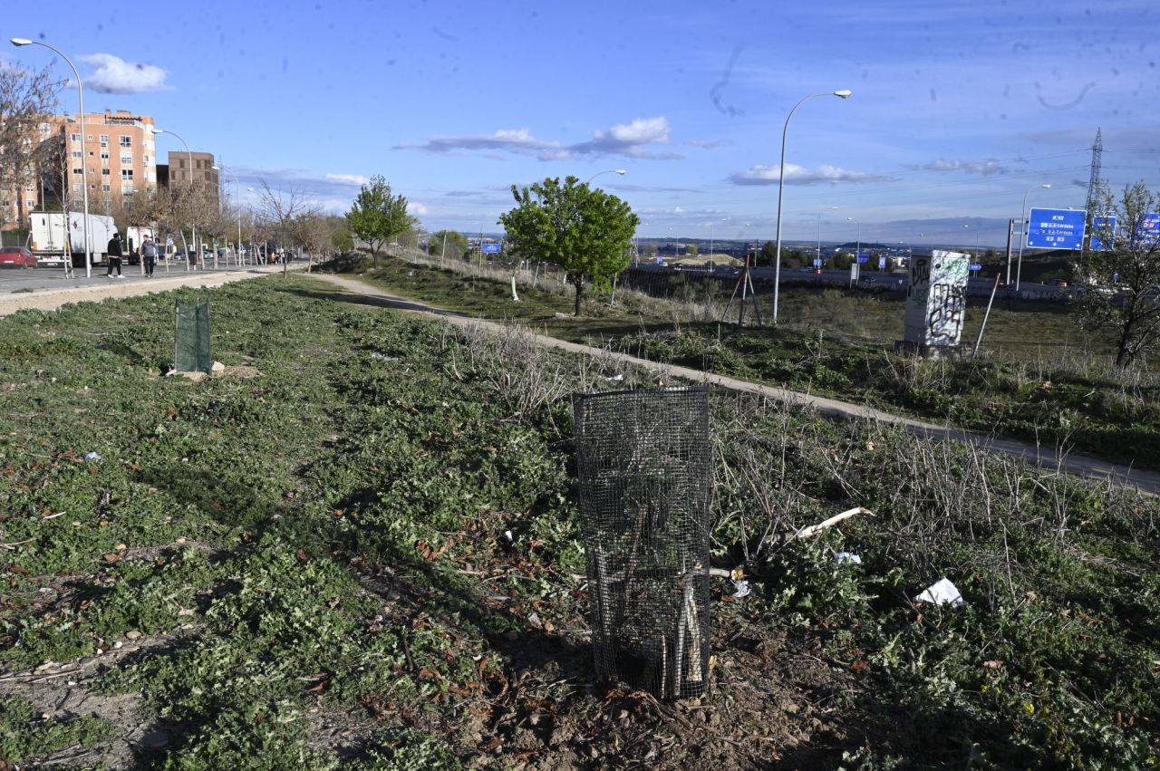 Trabajos de urbanización del parque Manolito Gafotas