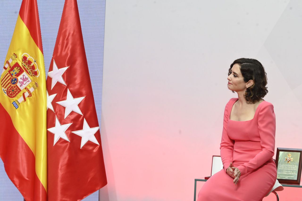 Isabel Díaz Ayuso en los actos del Dos de Mayo en la Real Casa de Correos