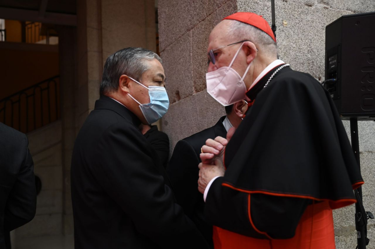 El arzobispo de Madrid, cardenal Carlos Osoro, en los actos del Dos de Mayo