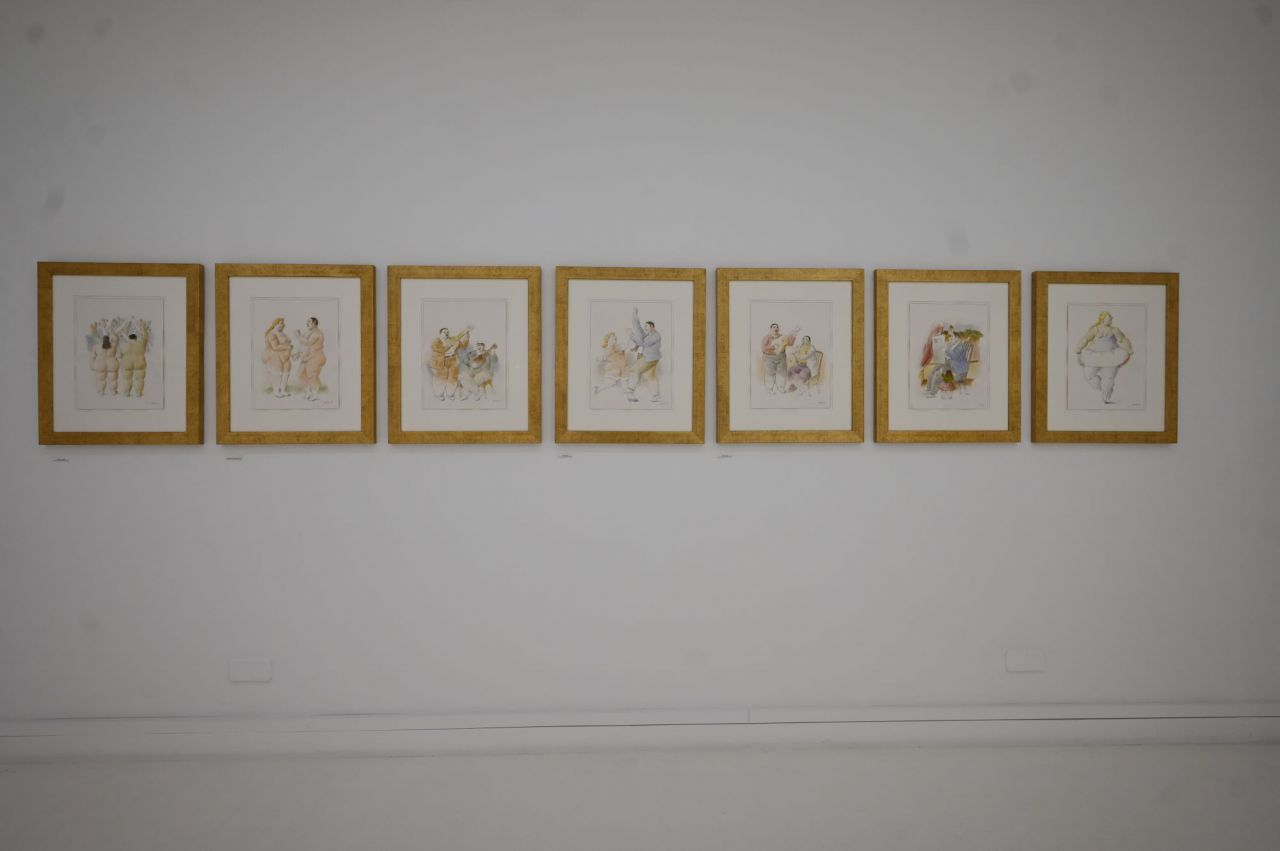 Homenaje a Fernando Botero en su 90 cumpleaños, en la Galería Fernando Pradilla