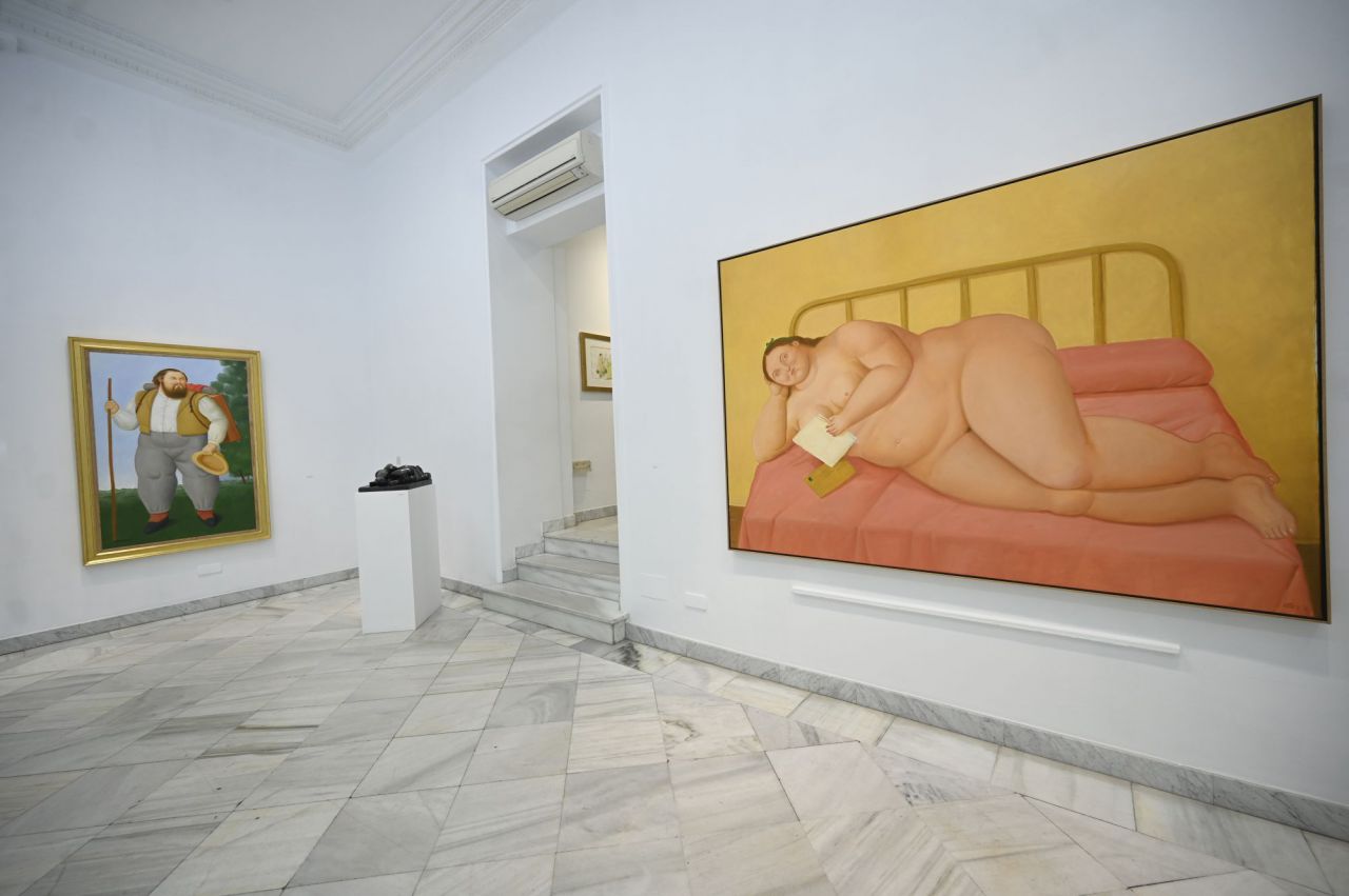 Homenaje a Fernando Botero en su 90 cumpleaños, en la Galería Fernando Pradilla