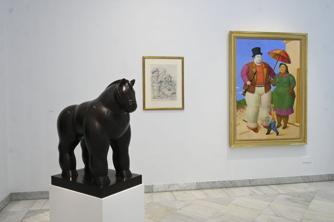 Homenaje a Fernando Botero en su 90 cumpleaños, en la Galería Fernando Pradilla