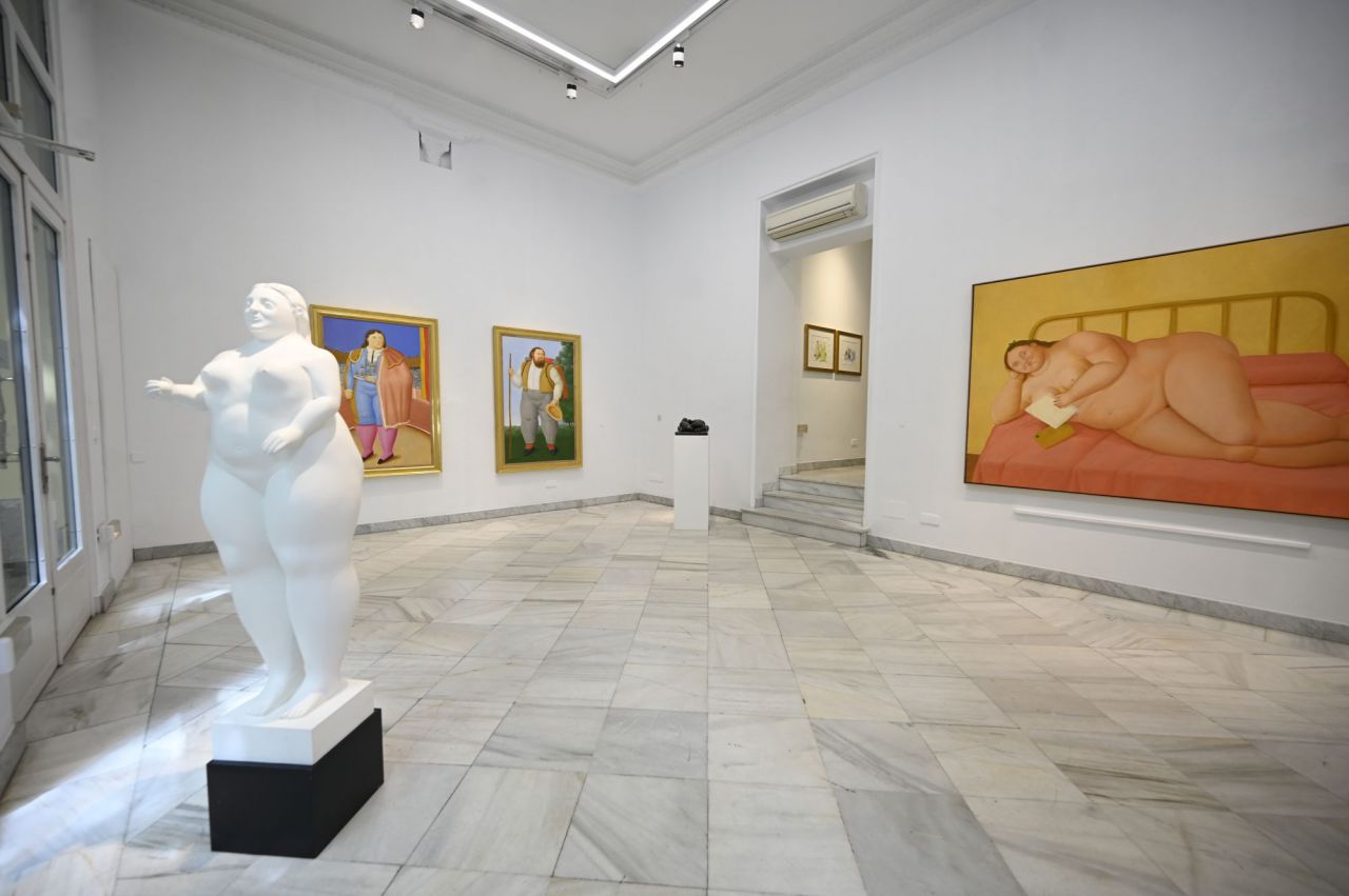 Homenaje a Fernando Botero en su 90 cumpleaños, en la Galería Fernando Pradilla
