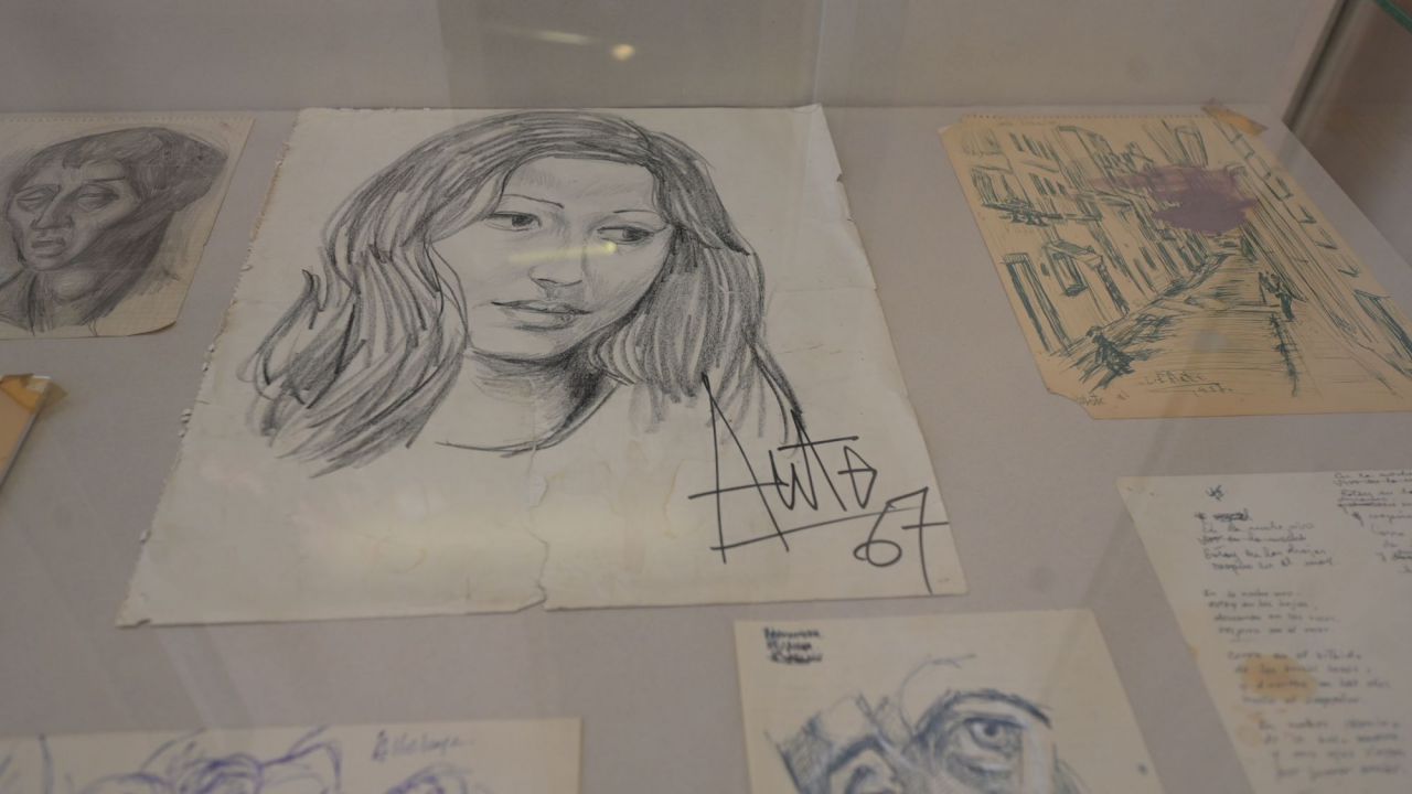 Exposición homenaje al cantautor Luis Eduardo Aute en la sede de la SGAE