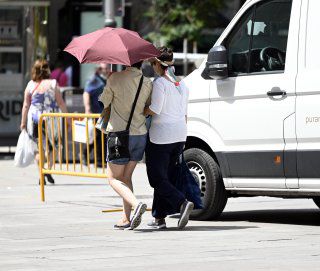 Calor y altas temperaturas en Madrid
